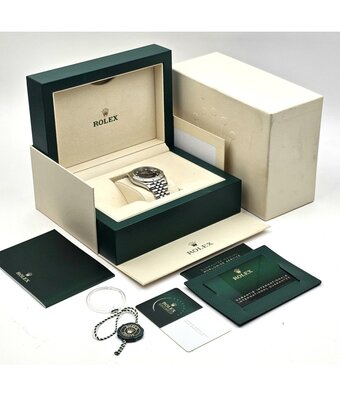 Rolex Datejust 41 2020 box + papers | steel - white gold black diamond Jubilee