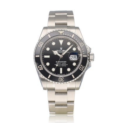 Submariner Date 41 NEW ROLEX SERVICE - 2020 B+P | steel ceramic - black Oyster
