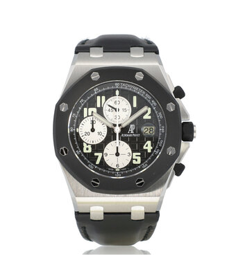 Audemars Piguet Royal Oak Offshore   steel 2010 B+P | NEW AP SERVICE