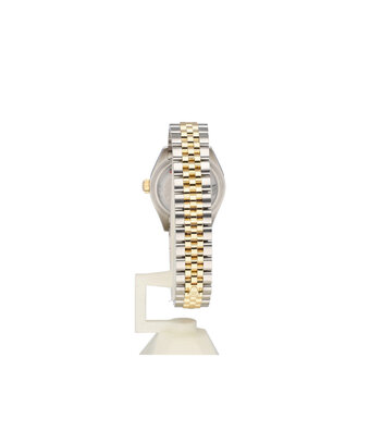 Rolex Lady-Datejust 28 NEW ROLEX SERVICE - 2021 B+P | steel - gold champagne factory diamond Jub