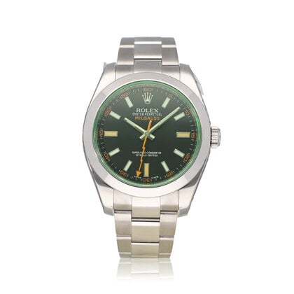 Milgauss 40 RANDOM SERIAL - steel black orange Oyster