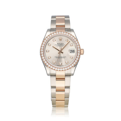Datejust 31 - 2019 box + papers | steel - rose gold Jubilee diamond silver 10BR