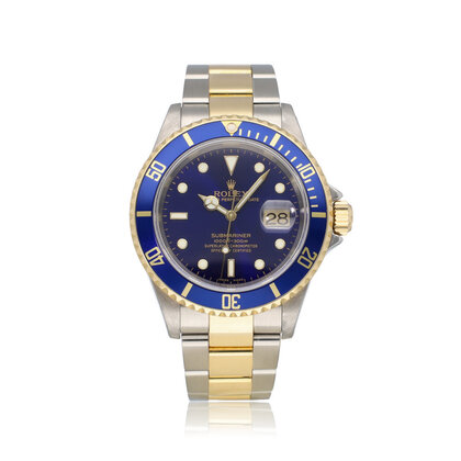 Submariner Date 40 -  2005 + box | steel - yellow gold blue - bluesy
