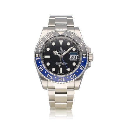 GMT-Master II 40 - 2015 - box + papers | Batman steel black - blue Oyster Oyster