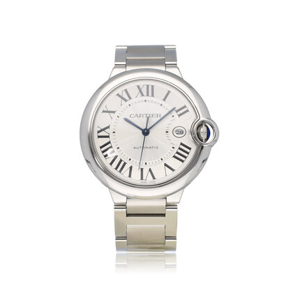 - 2024 box + papers | Ballon Bleu De Cartier | ref. 3765 |  42 steel silver