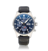 IWC Pilot's Watch Chronograph 43 steel blue day-date 2024 box + papers
