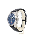 IWC Pilot's Watch Chronograph 43 steel blue day-date 2024 box + papers