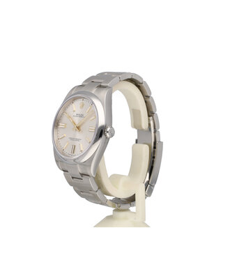 Rolex Oyster Perpetual 41 steel silver - gold domed 2025 + papers