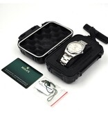 Rolex Oyster Perpetual 41 steel silver - gold domed 2025 + papers