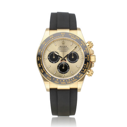 Cosmograph Daytona  40 NEW ROLEX SERVICE - 2024 B+P | gold - champagne Pikachu rubber - Oy
