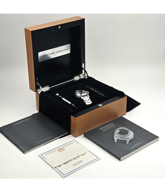 Panerai Luminor  40 steel bracelet + box