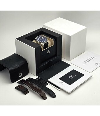 IWC Big Pilot's Watch Le Petit Prince 46 steel Le Petit Prince 7-days blue 2022 box + papers