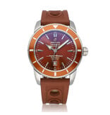 Breitling Superocean Heritage  46 steel brown rubber