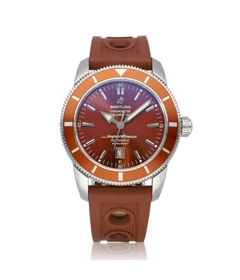Breitling Superocean Heritage  46 steel brown rubber