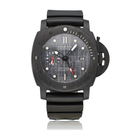 Luminor Submersible Luna Rossa Limited Edition 36th America's Cup  47 carbon black rubber