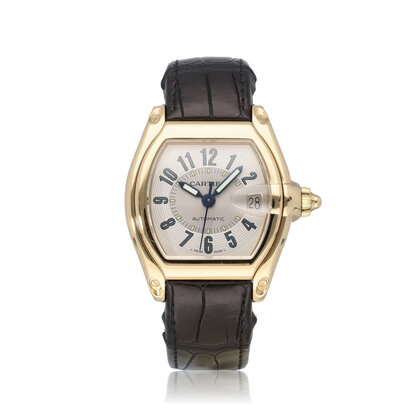 Roadster   yellow gold silver arabic 2003 box + papers