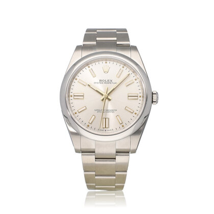 Oyster Perpetual 41 - 2025 + papers | steel silver - gold domed