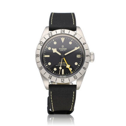 Black Bay Pro 39 2023 + papers | steel black yellow - orange