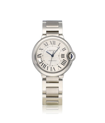Cartier Ballon Bleu de Cartier   - 2018 box + papers | steel silver automatic | ref. 3284 |