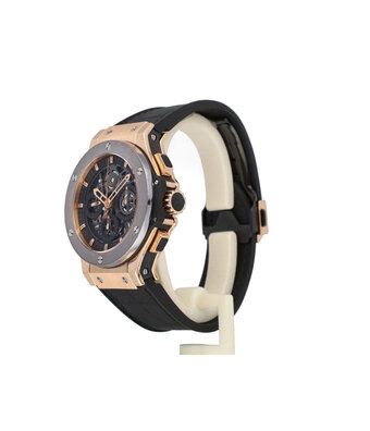 Hublot Big Bang  44 NEW HUBLOT STRAP - 2010 B+P | rose gold - tanatalum - skeleton