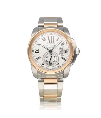 Cartier Calibre de Cartier  42 - 2011 box + papers | steel - rose gold | ref. 3389 |