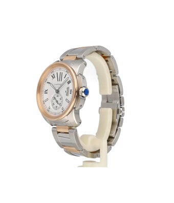 Cartier Calibre de Cartier  42 - 2011 box + papers | steel - rose gold | ref. 3389 |