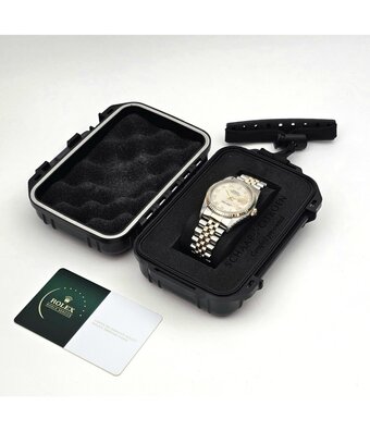 Rolex Datejust 36 NEW ROLEX SERVICE | steel - yellow gold MOP - pearl - tahitian - 1996