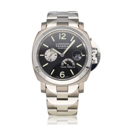 Luminor Power Reserve 44 - 2007 box + papers | steel - titanium black