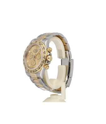 Rolex Daytona  40 NEW ROLEX SERVICE | steel - yellow gold factory diamond champagne + box