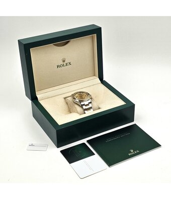 Rolex Daytona  40 NEW ROLEX SERVICE | steel - yellow gold factory diamond champagne + box