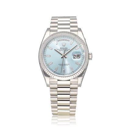 Day-Date 36 - 2023 B+P | platinum factory diamond blue President