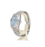 Rolex Day-Date 36 - 2023 B+P | platinum factory diamond blue President