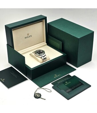 Rolex Submariner Date 41 - 2025 box + papers | steel Green - Kermit - Cermit - Starbucks