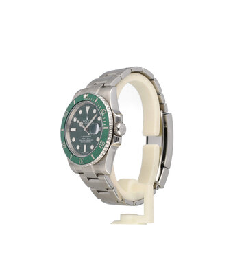 Rolex Submariner Date 40 2016 + papers | steel green - Hulk ceramic