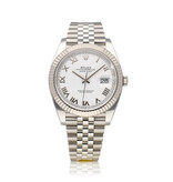 Rolex Datejust 41 - 2022 box + papers | steel - white gold roman Jubilee