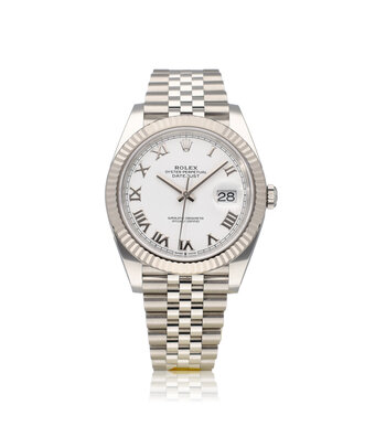 Rolex Datejust 41 - 2022 box + papers | steel - white gold roman Jubilee