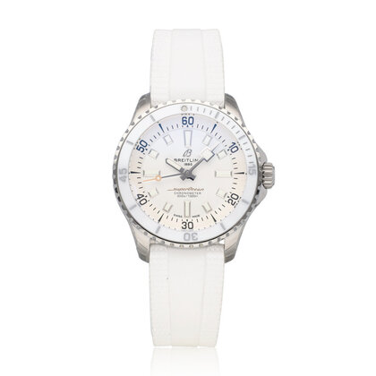 Superocean Automatic 36 NEW - UNWORN - 2026 B+P | steel white rubber