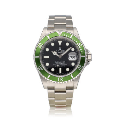 Submariner Date 40 NEW - 2010 box + papers | Kermit - Green - Oyster - STICKERED