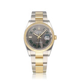 Rolex Datejust 36 - 2025 B+P | steel - gold grey roman Oyster Wimbledon