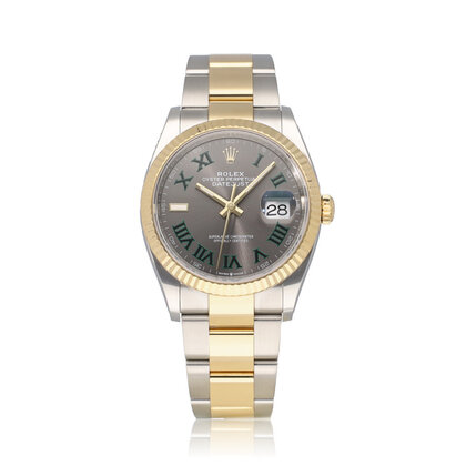 Datejust 36 - 2025 B+P | steel - gold grey roman Oyster Wimbledon