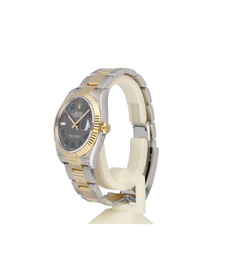 Rolex Datejust 36 - 2025 B+P | steel - gold grey roman Oyster Wimbledon