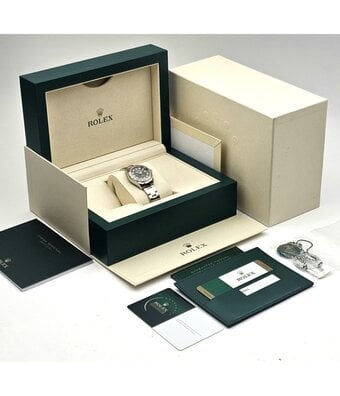 Rolex Lady-Datejust 28 NEW ROLEX SERVICE - 2018 B+P | steel - rose gold olive green diamond Oyst