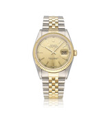 Rolex Datejust 36 NEW ROLEX SERVICE - 1999 B+P | steel - gold champagne Jubilee
