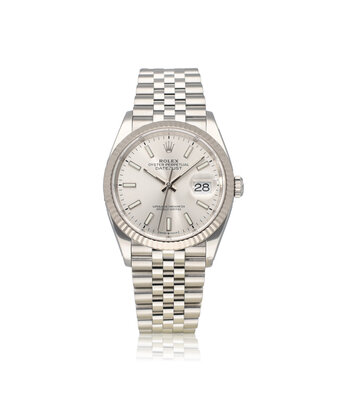 Rolex Datejust 36 NEW ROLEX SERVICE - 2022 B+P | steel silver Jubilee