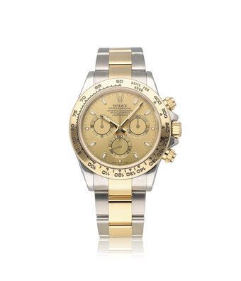 Rolex Daytona  40 NEW ROLEX SERVICE - 2019 B+P | steel - gold champagne Oyster