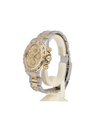 Rolex Daytona  40 NEW ROLEX SERVICE - 2019 B+P | steel - gold champagne Oyster