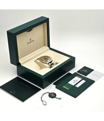 Rolex Daytona  40 NEW ROLEX SERVICE - 2019 B+P | steel - gold champagne Oyster