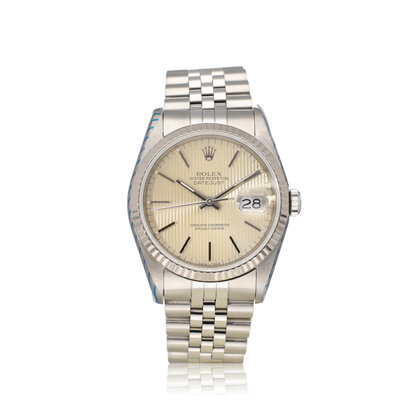 Datejust 36 - X-serial - 1991 | tapestry - steel - white gold Jubilee