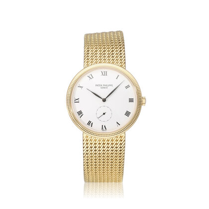 Calatrava  33 - 1992 box + papers | yellow gold