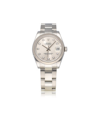 Rolex Datejust 31 steel - white gold diamond Oyster diamond